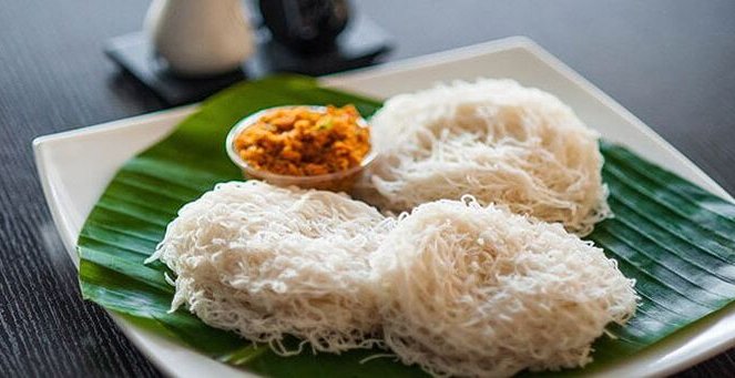 String Hoppers with Pol Sambal